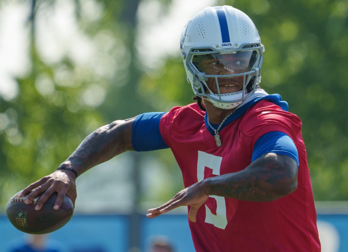 Quarterback Anthony Richardson returning to practice Weds. for Indianapolis  Colts