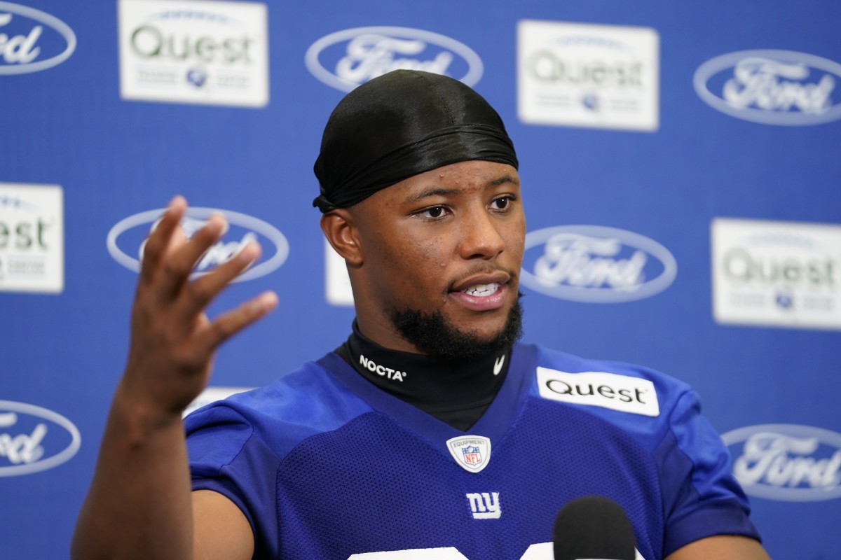 Giants coach on if Saquon Barkley will play vs. Eagles: 'I hope so'