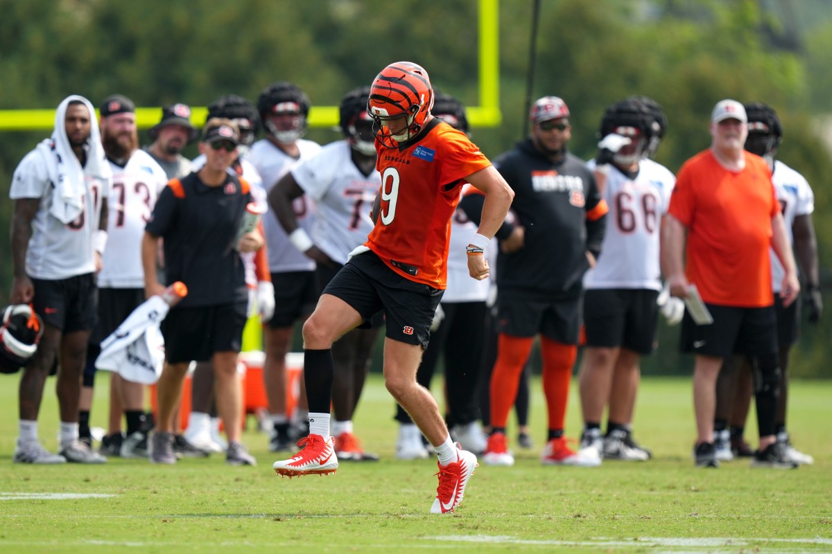 Cincinnati Bengals Practice Observations and Thoughts on Joe Burrow's  Contract 