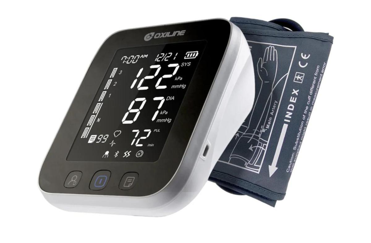 Digital Blood Pressure Monitor | Automatic Upper Arm Cuff | Case Included |  Precise Clinical Reporting at Home | Store Up to 90 Readings