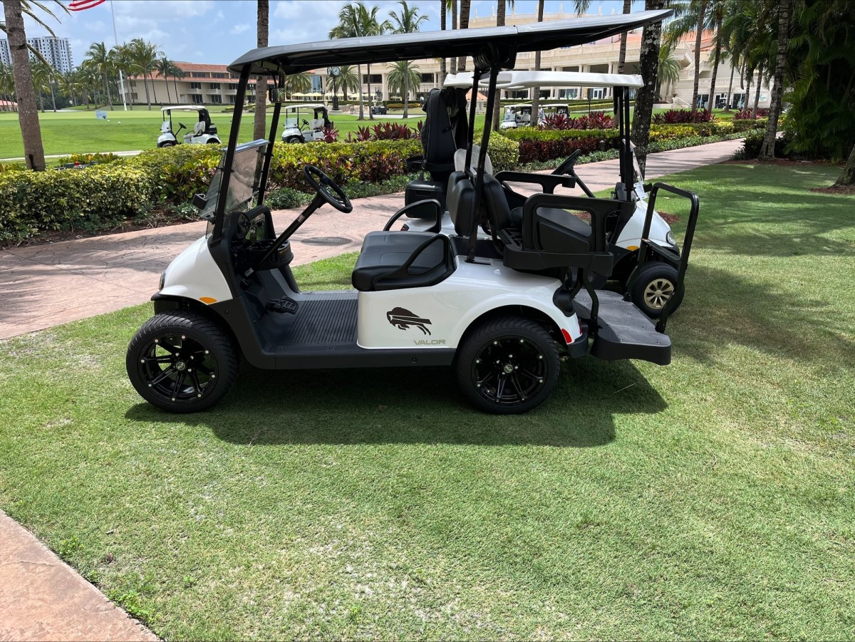 Buffalo Bills Golf Cart