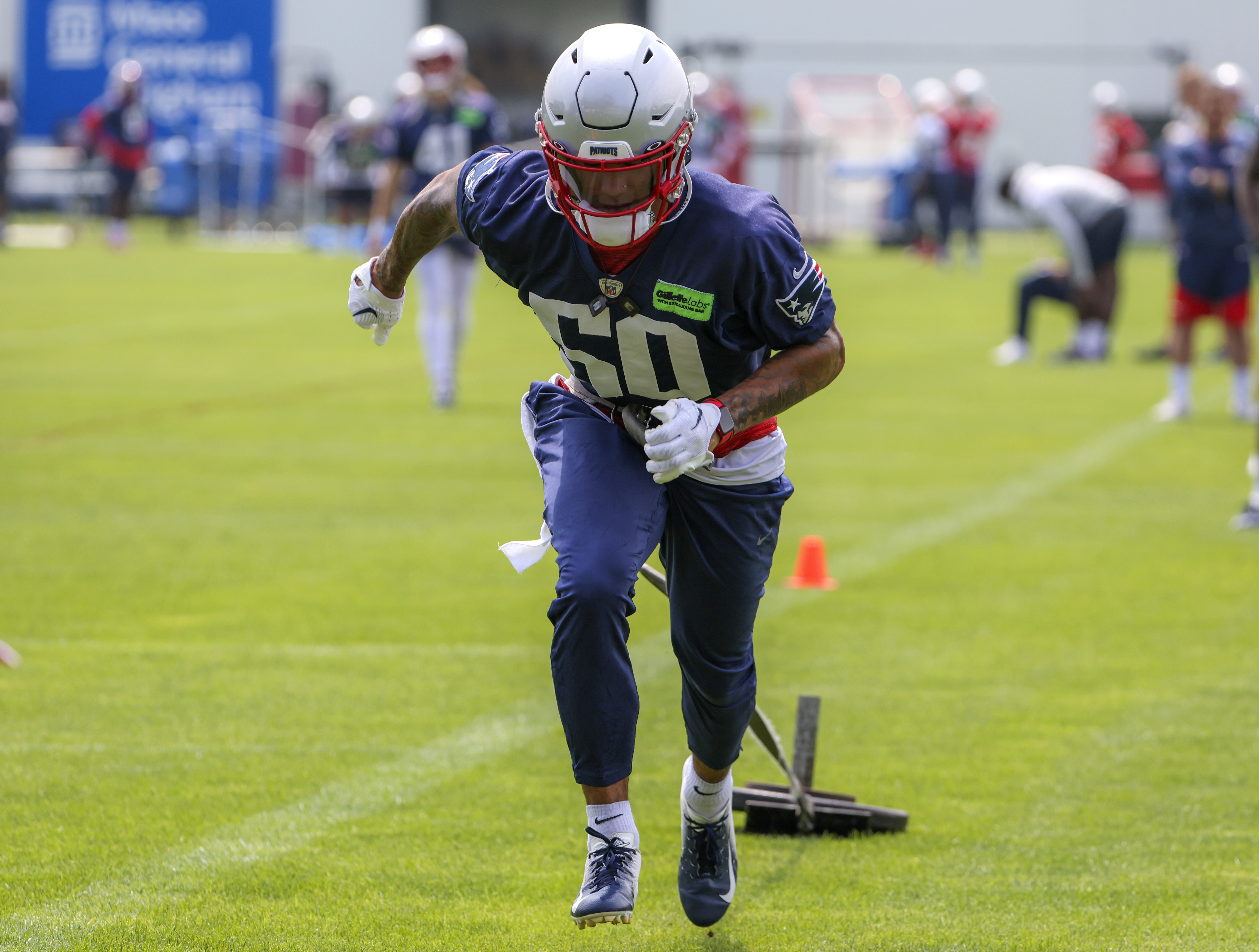 Patriots training camp updates: Pads return on Day 7