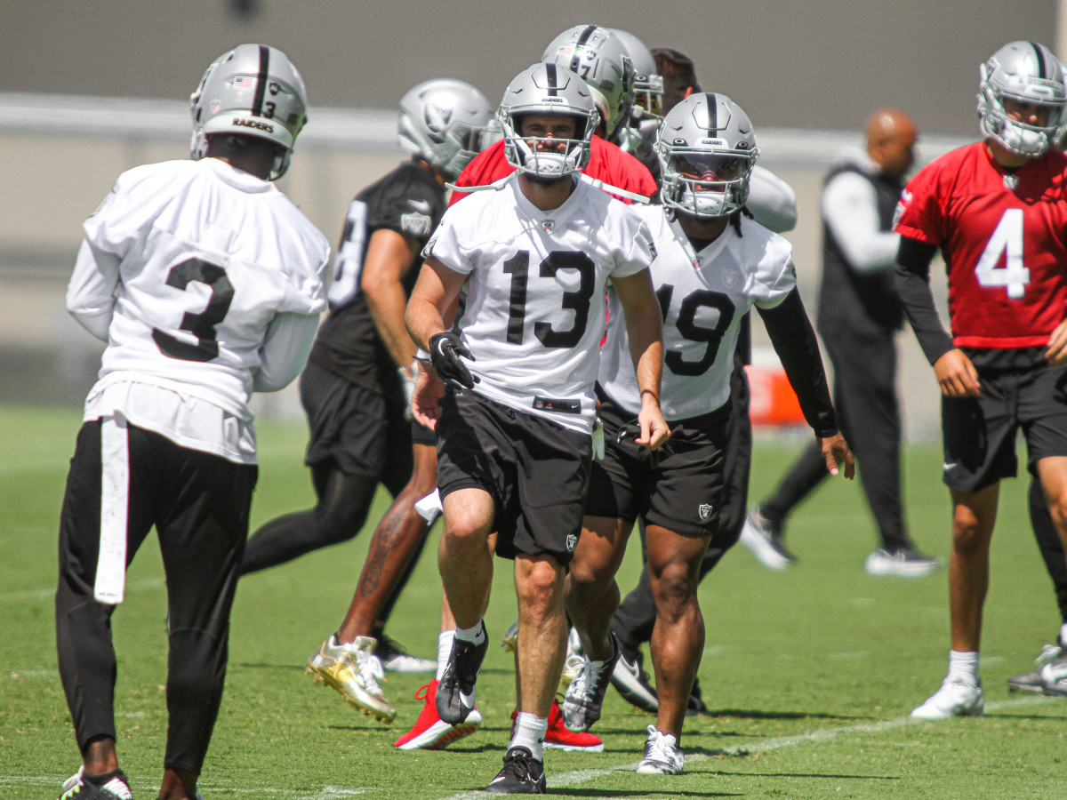 Hunter Renfrow at Raiders training camp 