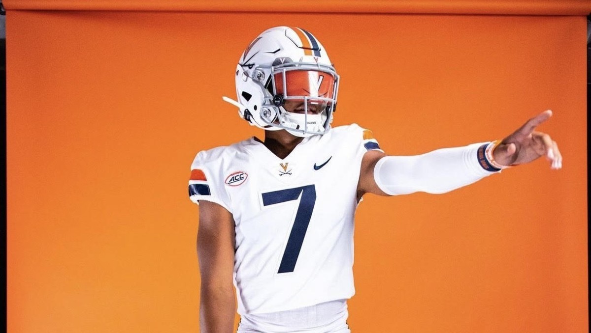 Three-star quarterback Khristian Martin on his official visit to the Virginia football program.