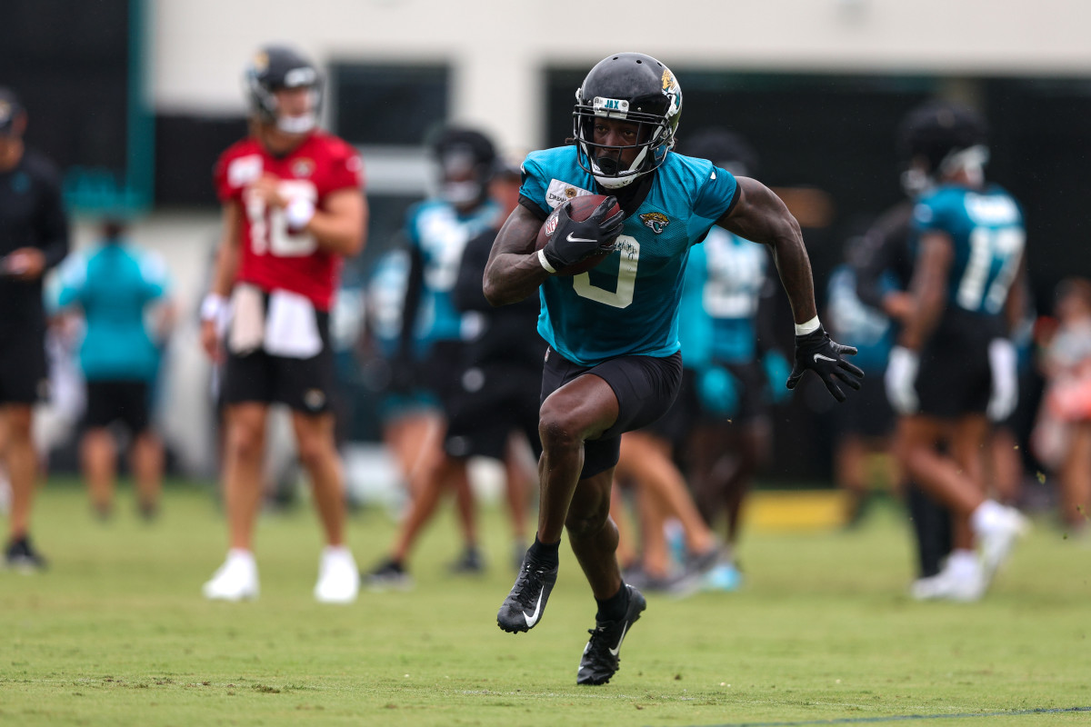 Chris Claybrooks of the Jacksonville Jaguars displays his teeth