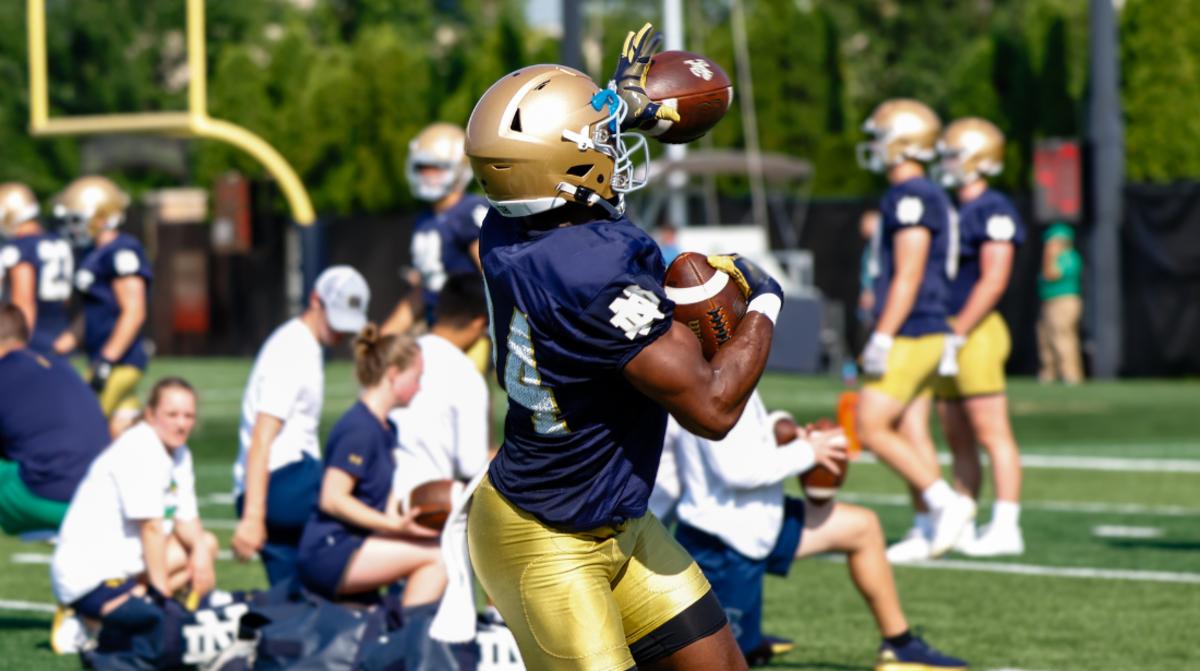 Five observations from Notre Dame football practice Tuesday night