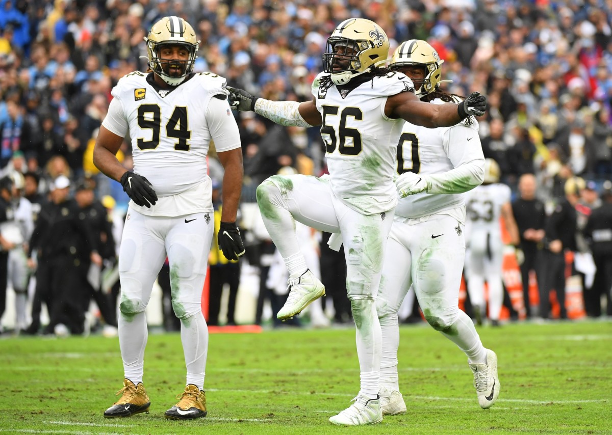 Demario Davis has two sacks so far - New Orleans Saints