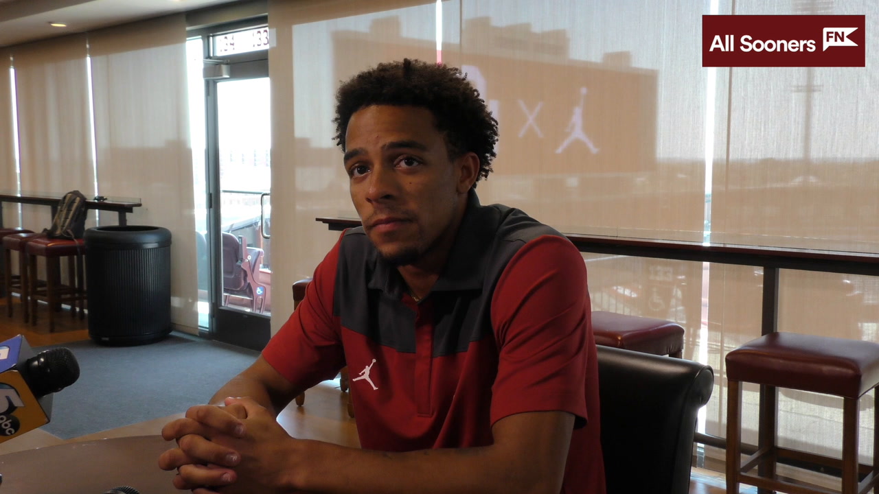 WATCH: Oklahoma WR Brenen Thompson Media Day Interview - Sports ...