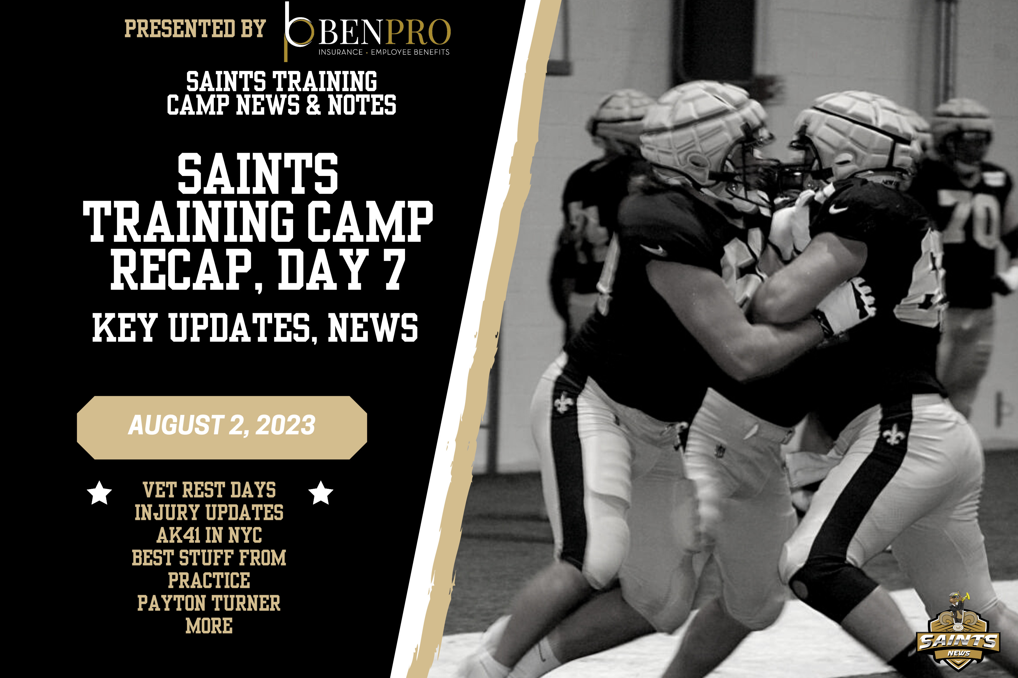 NFL Training Camp News and Notes: August 7