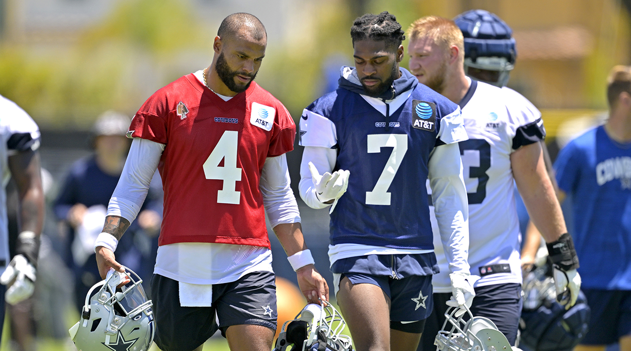 Trevon Diggs trash talks Dak Prescott at Cowboys practice, THE HERD