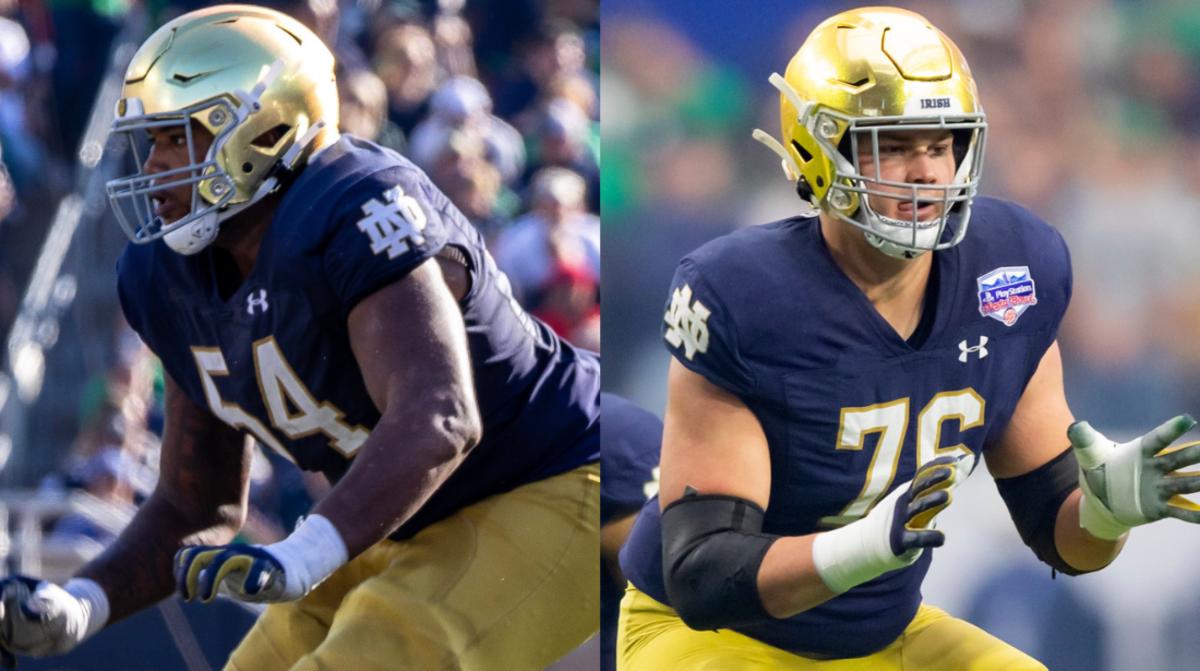 Notre Dame OL Joe Alt and Blake Fisher Named To The Outland Trophy ...