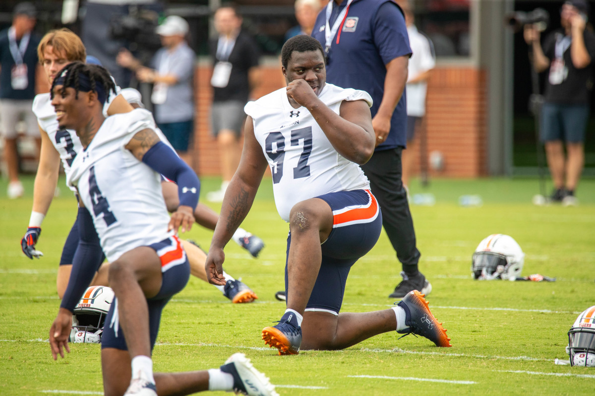 Quientrail Jamison-Travis at Auburn football practice - Eric Starling/Auburn Daily