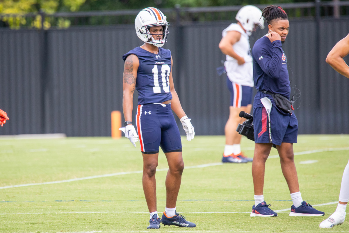 Caleb Burton at Auburn football practice - Eric Starling/Auburn Daily