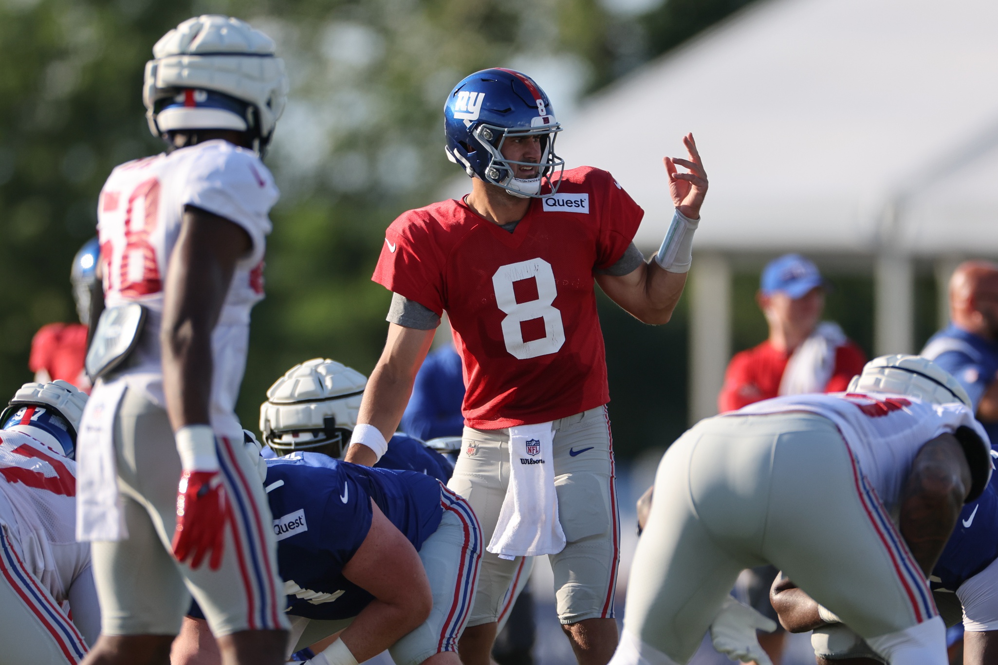 Giants' Leonard Williams already tearing it up at camp