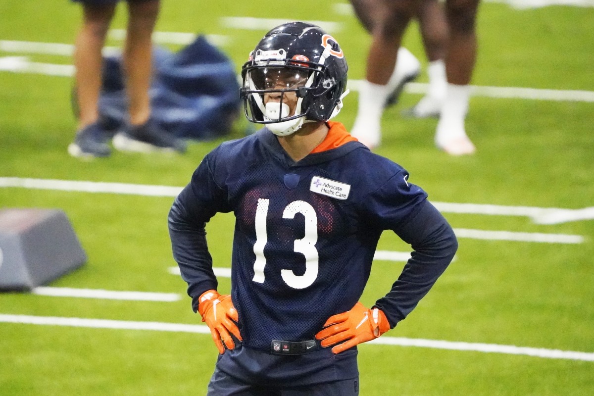 Rookie wide receiver Tyler Scott has been impressive in Bears training camp.