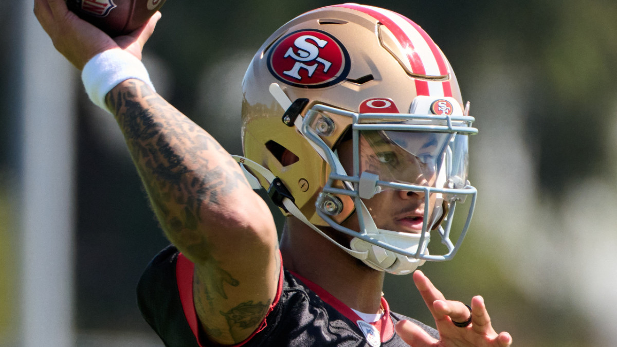 San Francisco 49ers quarterback Brock Purdy in action against the Minnesota  Vikings during an NFL preseason football game, Saturday, Aug. 20, 2022, in  Minneapolis. (AP Photo/Craig Lassig Stock Photo - Alamy