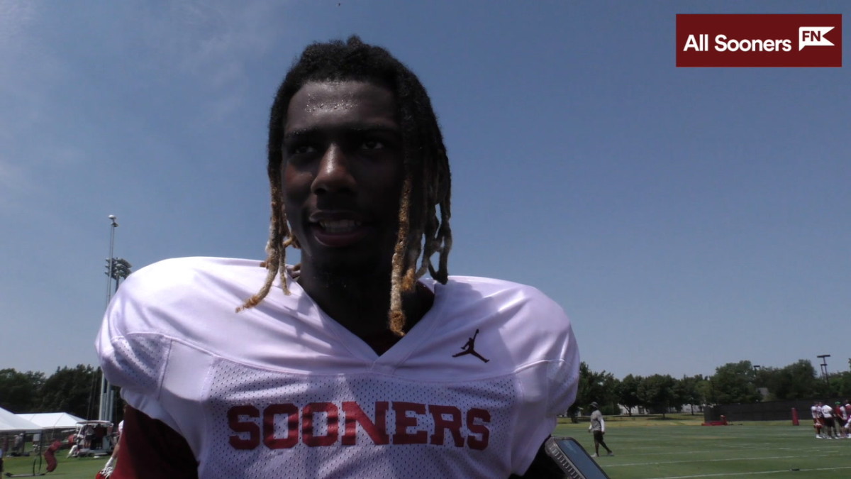 WATCH: Oklahoma LB Dasan McCullough Post-Practice Interview - Sports ...