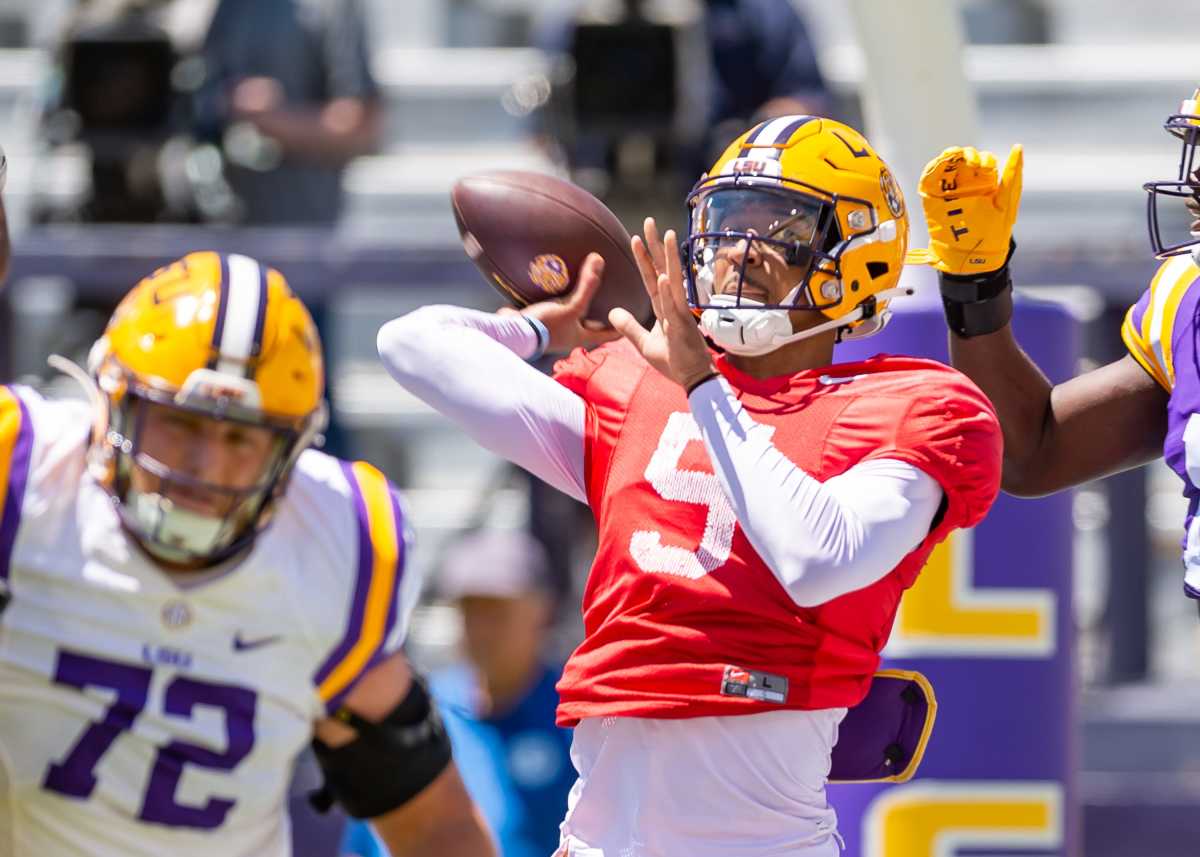 LSU QB Jayden Daniels 'I've Grown As A Whole As A Quarterback