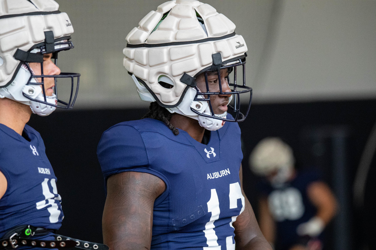 Rivaldo Fairweather at Auburn football practice - Eric Starling/Auburn Daily