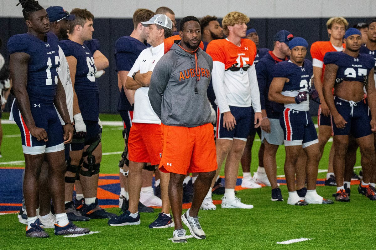 Cadillac Williams at Auburn football practice - Eric Starling/Auburn Daily