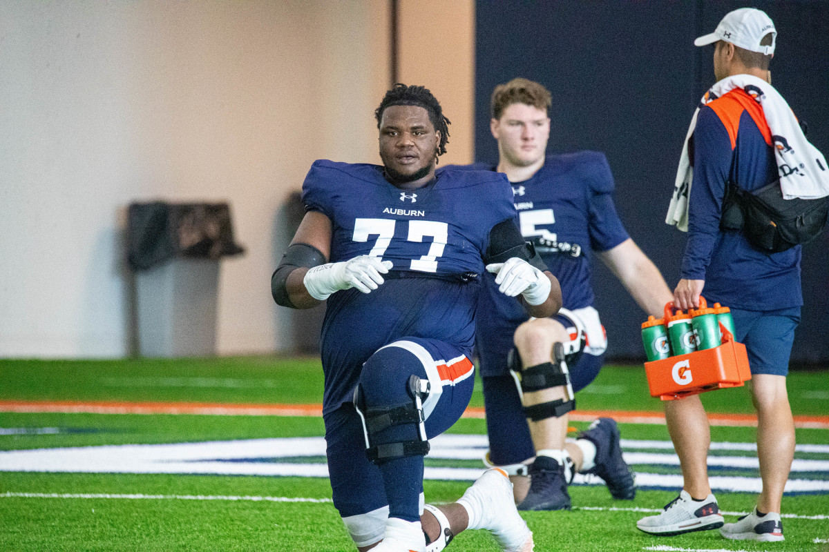 Jeremiah Wright at Auburn football practice - Eric Starling/Auburn Daily