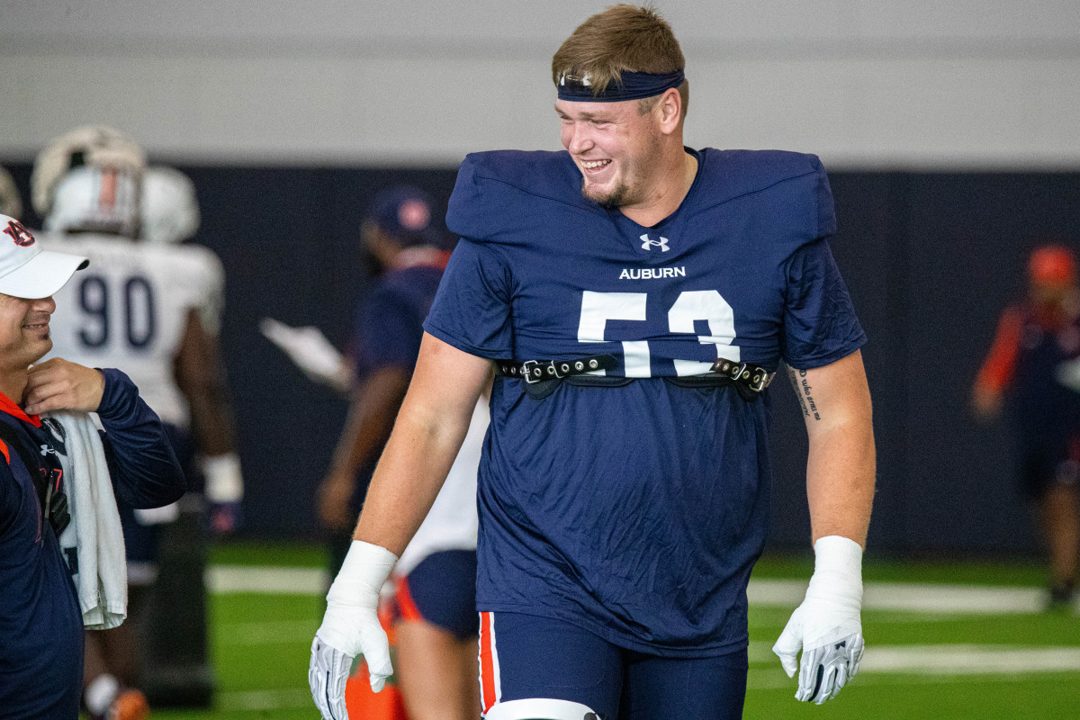 Gunner Britton at Auburn football practice - Eric Starling/Auburn Daily