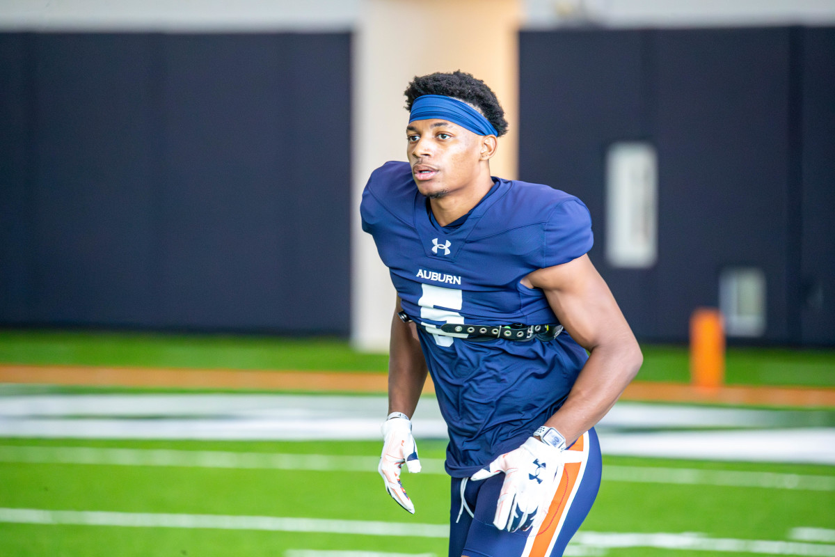 Jay Fair at Auburn football practice - Eric Starling/Auburn Daily