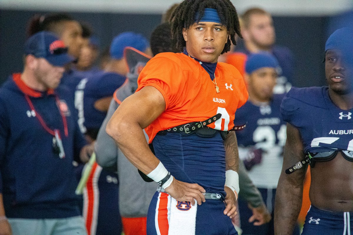 Robby Ashford at Auburn football practice - Eric Starling/Auburn Daily