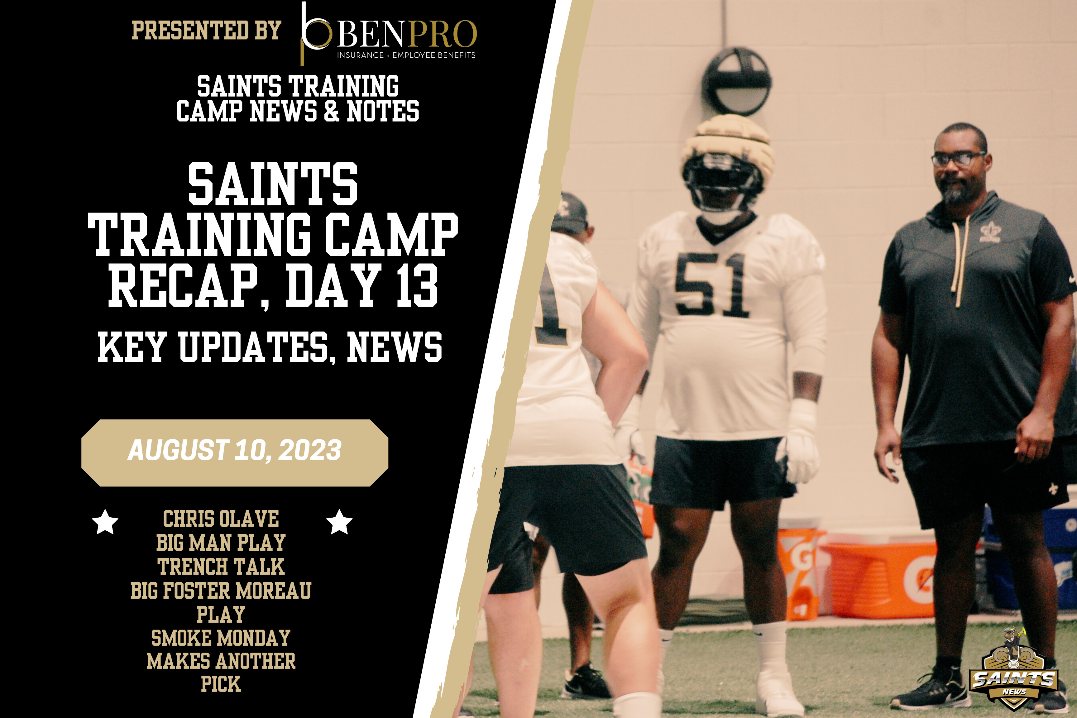 Saints Announce 2023 Training Camp Dates