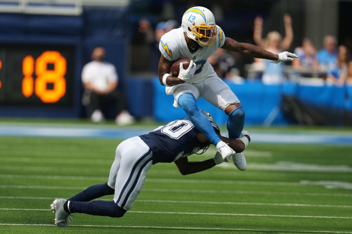 December 26, 2021: Los Angeles Chargers wide receiver Keenan Allen (13)  enters the field prior to an NFL football game between the Los Angeles  Chargers and the Houston Texans at NRG Stadium