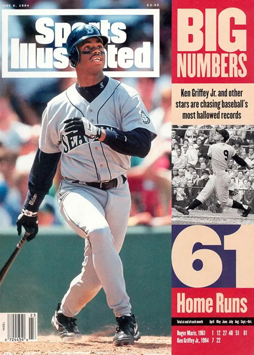 Ken Griffey Jr. on the cover of Sports Illustrated in 1994