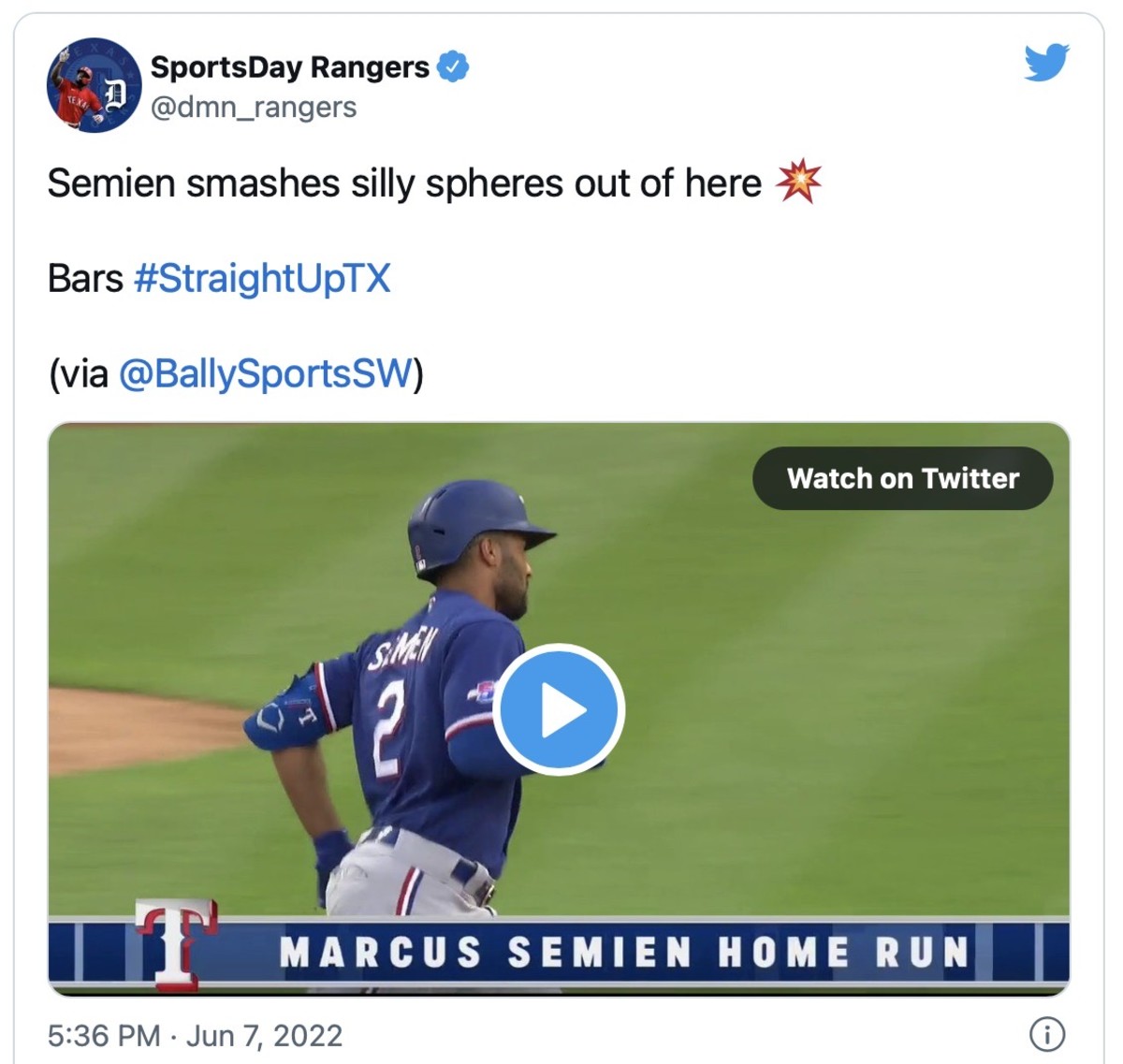 Semien breaks out with 7 hits in Rangers' doubleheader split