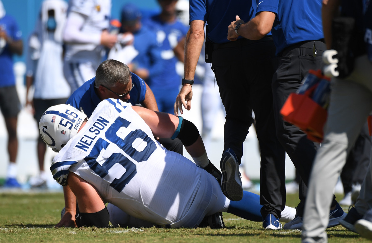 Colts vs. Panthers: Quenton Nelson (concussion) out in second half