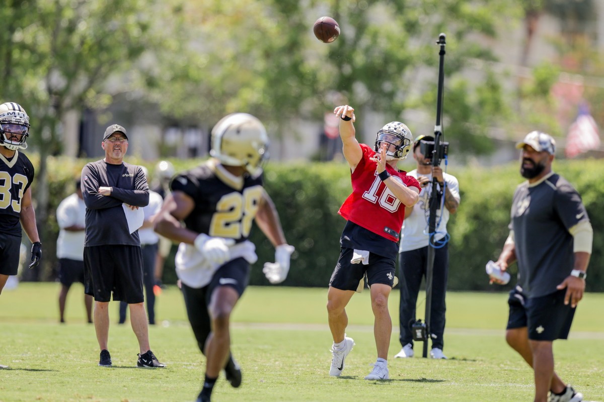 Ian Book on Preseason Reps, QB Room  Saints Training Camp 2022 