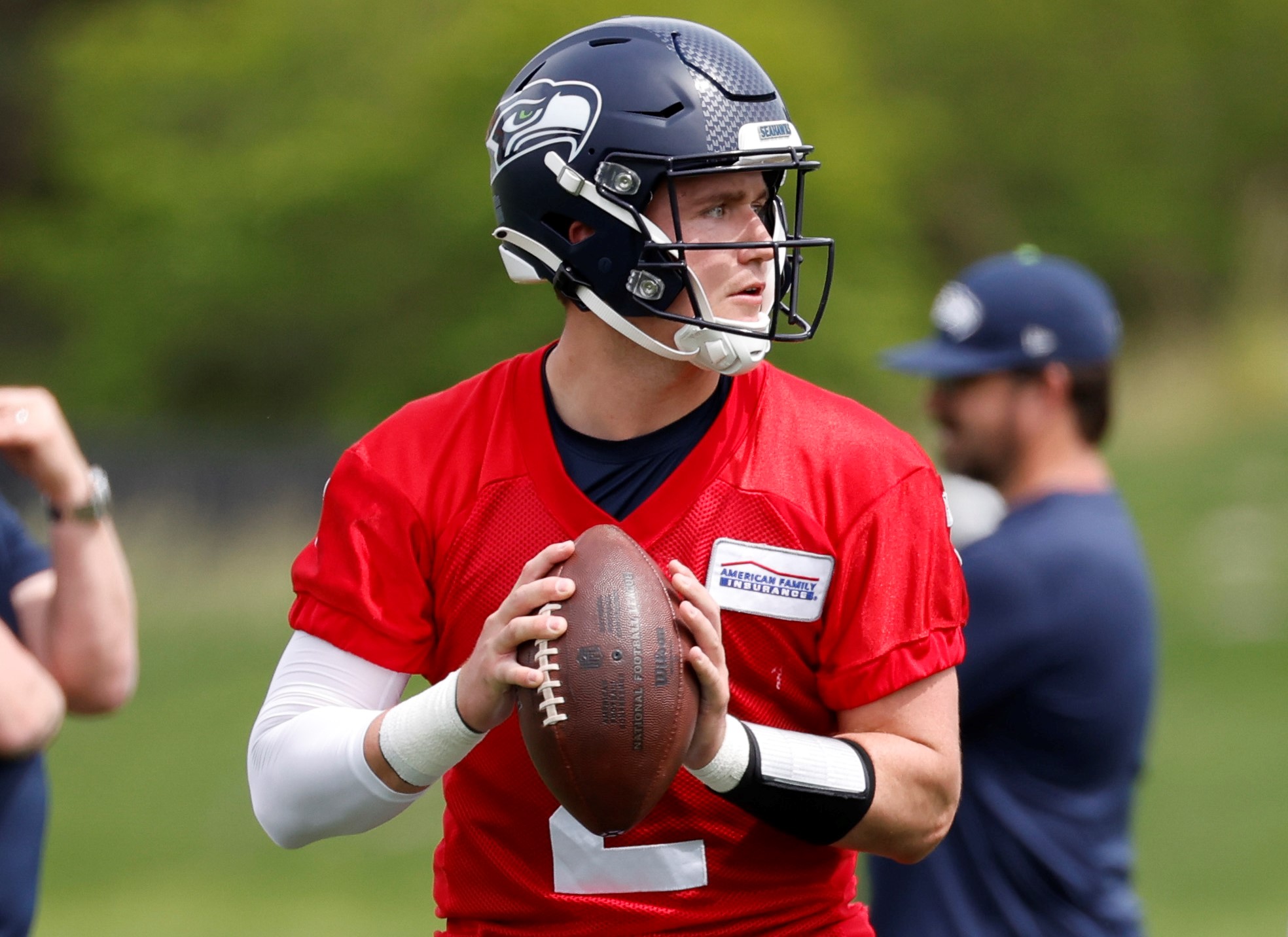 Seattle Seahawks QB Drew Lock on Mock Game: 'We Got Things to Work on' -  Sports Illustrated Seattle Seahawks News, Analysis and More