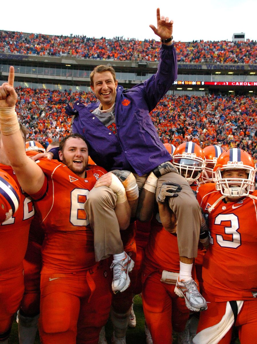 Dabo Swinney knocks off the Gamecocks