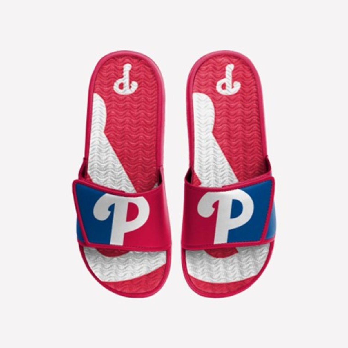 Philadelphia Phillies Colorblock Big Logo Gel Slide