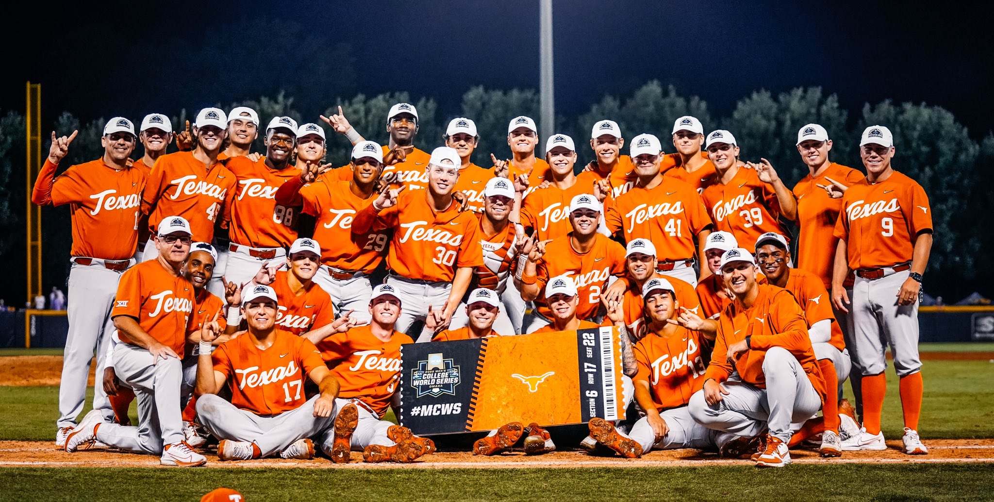 College World Series Field Finalized, Texas' Game One Time Announced