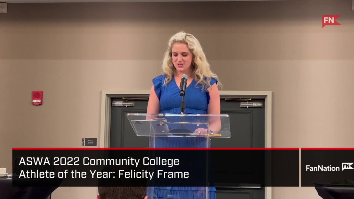 ASWA 2022 Community College Athlete of the Year  Felicity Frame