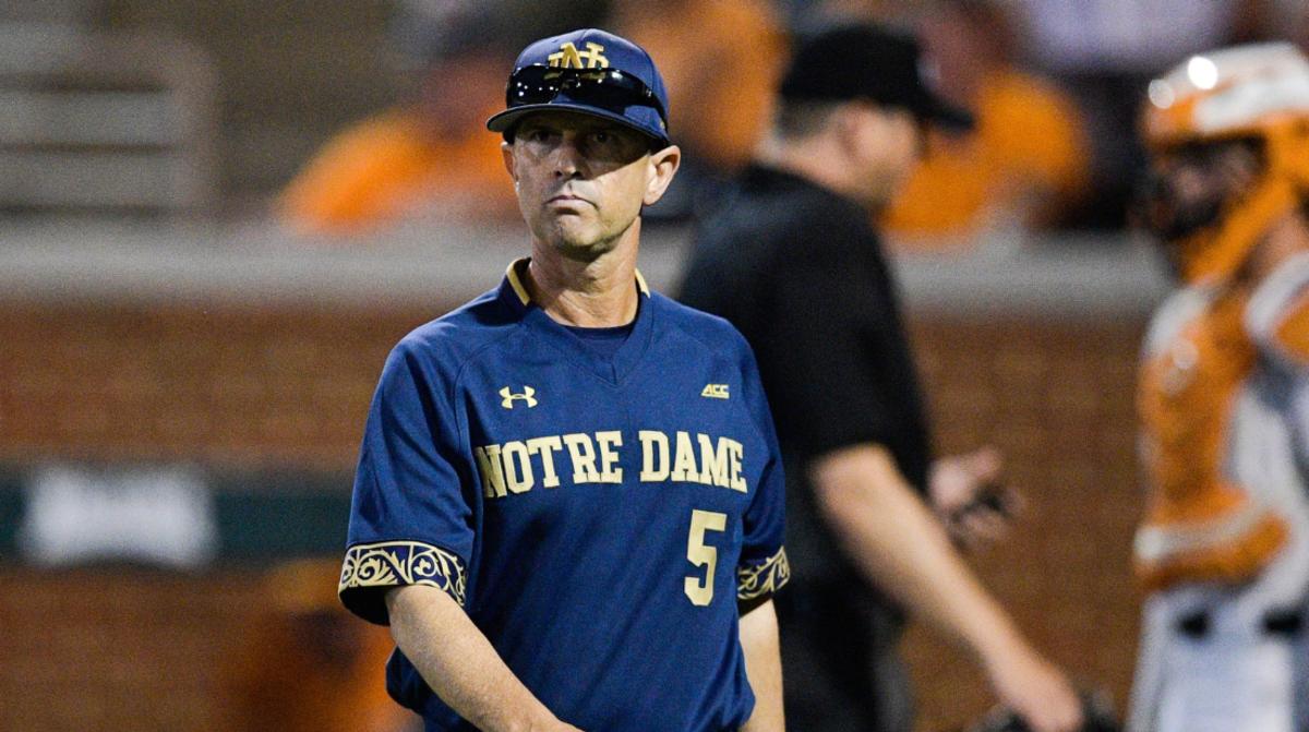 Link Jarrett has Notre Dame baseball in Omaha — where will both