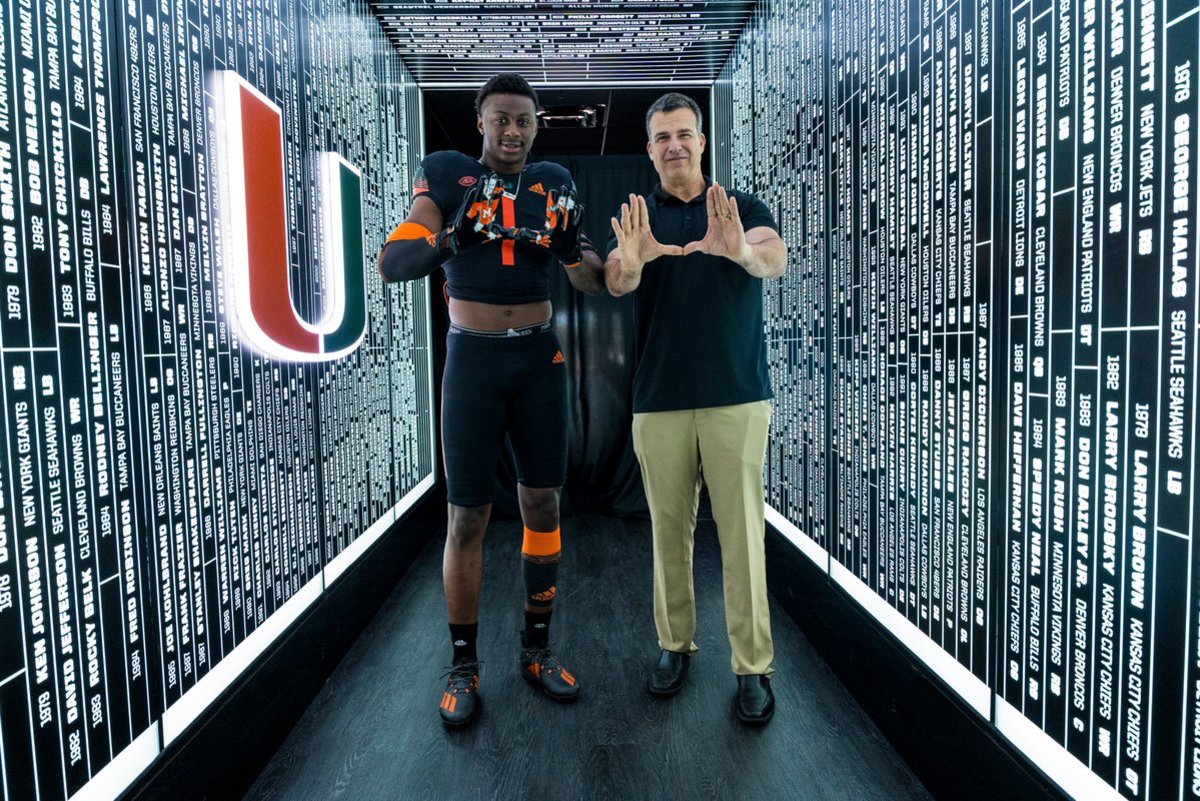 JUCO WR Colbie Young Commits to Miami Hurricanes All Hurricanes on