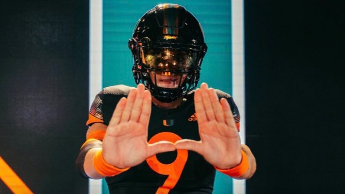 Miami Hurricanes Signed Elite 11 Quarterback Emory Williams All