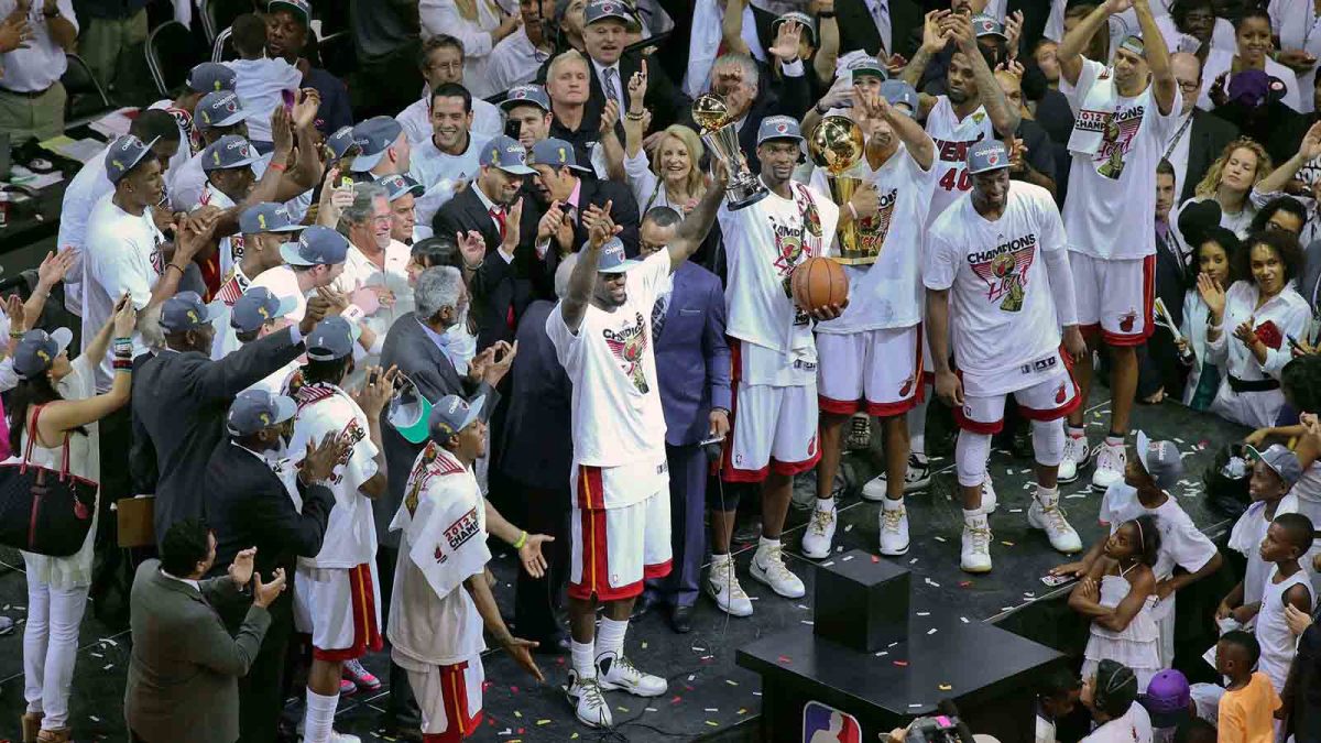 LeBron James, Miami Heat win NBA championship, rout Oklahoma City