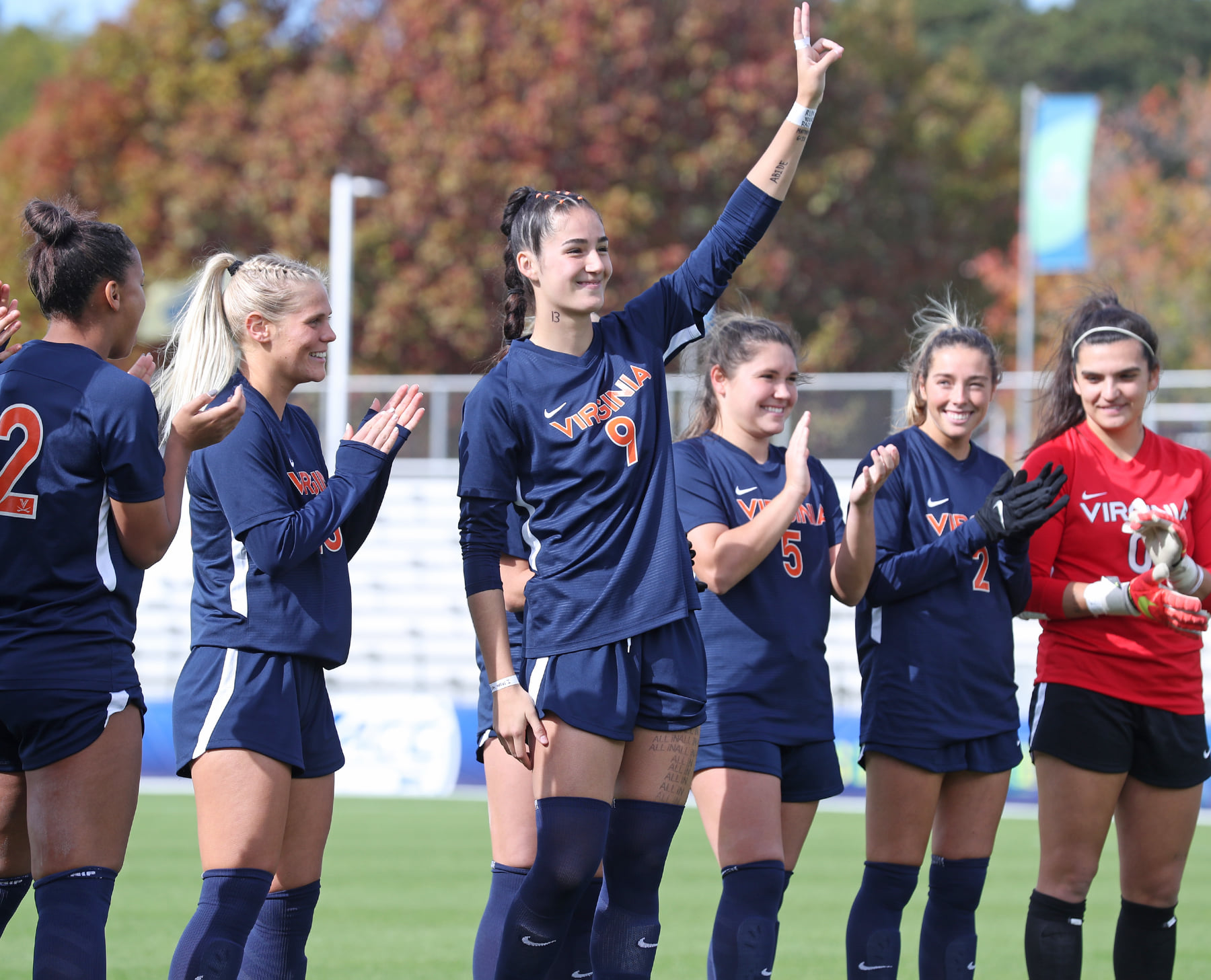 Diana Ordonez University of Virginia UVA Women's Soccer Nike Game