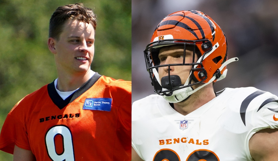 Cincinnati Bengals quarterback Joe Burrow Works Out With Drew