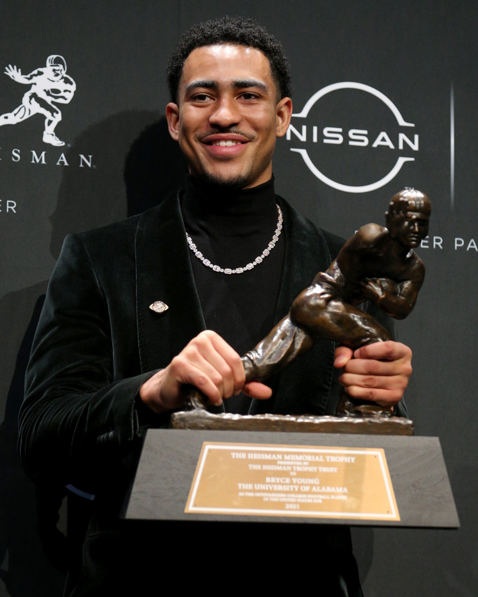 Bryce Young Heisman Trophy odds: QB stats, how he helped his case