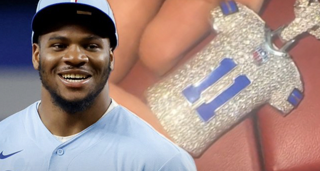 Micah Parsons Shows off $50K Diamond Chain of His Cowboys No. 11