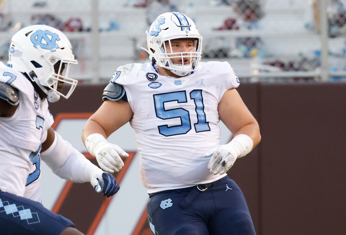 North Carolina Defensive Lineman Raymond Vohasek