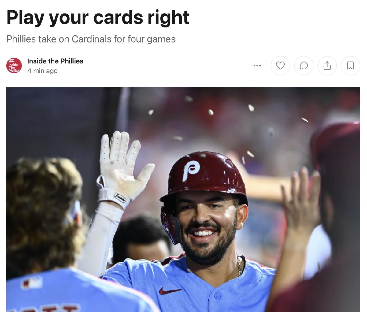 Philadelphia Phillies Phocus Newsletter: Houston Astros, We (Don't) Have a  Problem - Sports Illustrated Inside The Phillies