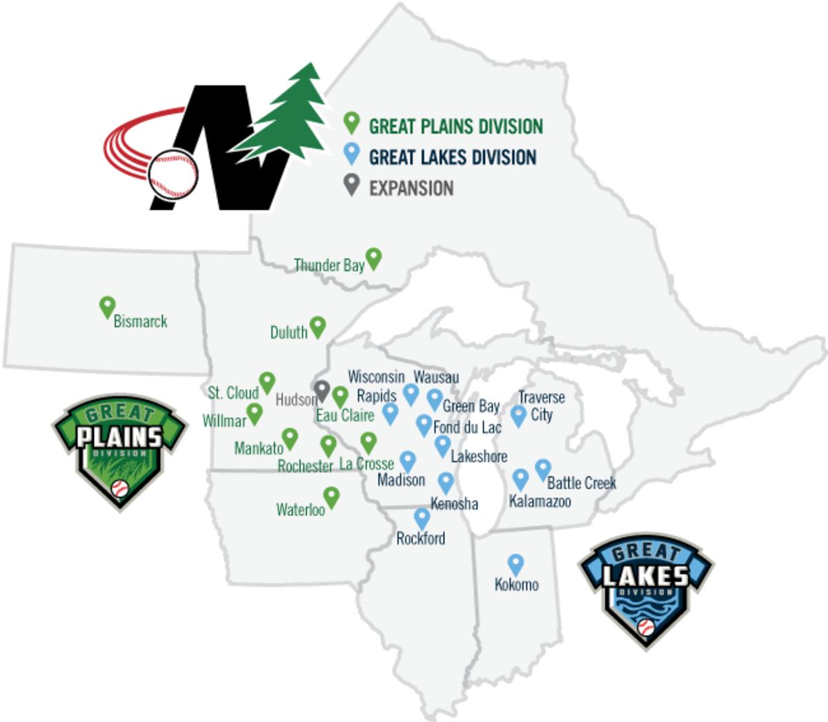 Northwest League Map